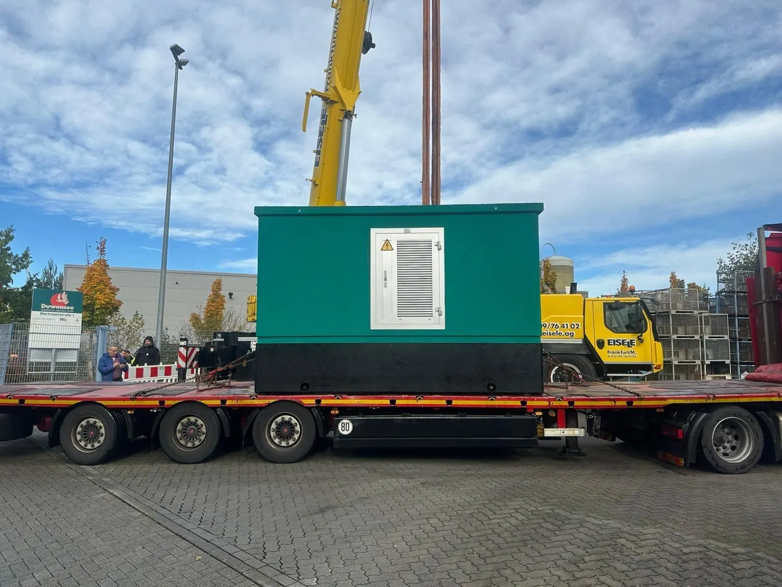 Batteriespeicher und Trafostation am Depot